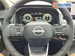 Nissan Qashqai 1.3 DIG-T MHEV 158 PS X-Tronic Tekna Voll-Leder Klimaautomatik PanoGlasdach Sitzheizung Lenkradheizung Navi Head-Up Display elektr. Heckklappe ACC PDC v+h 360&deg;Kamera DAB Bluetooth Touchscreen Apple CarPlay Android Auto 19"LM 