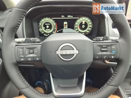 Nissan Qashqai 1.3 DIG-T MHEV 158 PS X-Tronic Tekna Voll-Leder Klimaautomatik PanoGlasdach Sitzheizung Lenkradheizung Navi Head-Up Display elektr. Heckklappe ACC PDC v+h 360&deg;Kamera DAB Bluetooth Touchscreen Apple CarPlay Android Auto 19"LM 