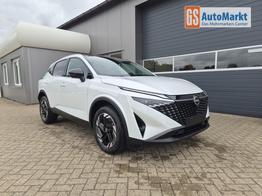 Nissan Qashqai 1.3 DIG-T MHEV 158 PS X-Tronic N-Connecta Teil-Leder PanoGlasdach Klimaautomatik Sitzheizung Lenkradheizung Navi ACC PDC v+h 360&deg;Kamera DAB Bluetooth Touchscreen Apple CarPlay Android Auto 18"LM 