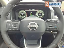 Nissan Qashqai 1.3 DIG-T MHEV 158 PS X-Tronic N-Connecta Teil-Leder PanoGlasdach Klimaautomatik Sitzheizung Lenkradheizung Navi ACC PDC v+h 360&deg;Kamera DAB Bluetooth Touchscreen Apple CarPlay Android Auto 18"LM 