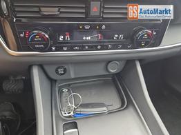 Nissan Qashqai 1.3 DIG-T MHEV 158 PS X-Tronic N-Connecta Teil-Leder PanoGlasdach Klimaautomatik Sitzheizung Lenkradheizung Navi ACC PDC v+h 360&deg;Kamera DAB Bluetooth Touchscreen Apple CarPlay Android Auto 18"LM 