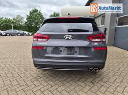 Hyundai i30 Kombi 1.6 T-GDI 150PS Automatik N-Line Sitzheizung Lenkradheizung Klimaautomatik Navi 10,3"-Touchscreen Bluelink Apple CarPlay + Android Auto PDC v+h R&uuml;ckf.Kamera 18-LM 