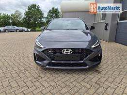 Hyundai i30 Kombi 1.6 T-GDI 150PS Automatik N-Line Sitzheizung Lenkradheizung Klimaautomatik Navi 10,3"-Touchscreen Bluelink Apple CarPlay + Android Auto PDC v+h R&uuml;ckf.Kamera 18-LM 