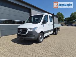 Mercedes-Benz Sprinter 317 Pritsche Doppelkabine L2 2.0 CDi 170PS Automatik Heckantrieb 3,5t 6-Sitzer AHK Klimaautomatik Bluetooth DAB Apple CarPlay Android Auto R&uuml;ckf.Kamera Tempomat Ganzj.Reifen 