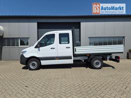 Mercedes-Benz Sprinter 317 Pritsche Doppelkabine L2 2.0 CDi 170PS Automatik Heckantrieb 3,5t 6-Sitzer AHK Klimaautomatik Bluetooth DAB Apple CarPlay Android Auto R&uuml;ckf.Kamera Tempomat Ganzj.Reifen 