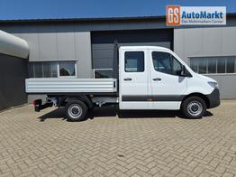 Mercedes-Benz Sprinter 317 Pritsche Doppelkabine L2 2.0 CDi 170PS Automatik Heckantrieb 3,5t 6-Sitzer AHK Klimaautomatik Bluetooth DAB Apple CarPlay Android Auto R&uuml;ckf.Kamera Tempomat Ganzj.Reifen 