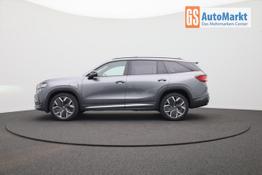 Skoda Kodiaq Sportline 1.5 TSI 204PS PHEV DSG Sitzheizung v+h Frontscheibe beheizb. 20"LM schwenkb. AHK elektr. PanoDach Alcantara PDC R&uuml;ckf.Kamera Klimaautomatik Lenkradheizung Navi Apple CarPlay Android Auto 2xKeyless vollelektr. Reichweite 116KM 