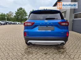 Ford Kuga Titanium 243PS PHEV Automatik schwenkb. AHK Sitzheizung v+h Lenkradheizung Frontscheibe beheizb. Klimaautomatik Navi SYNC4 Apple CarPlay Android Auto Touchscreen PDC 4xKamera 2xKeyless 17"LM vollelektr. Reichweite 66KM 