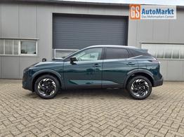 Nissan Qashqai 1.3 DIG-T MHEV 158 PS X-Tronic N-Connecta Teil-Leder PanoGlasdach Klimaautomatik Sitzheizung Lenkradheizung Navi ACC PDC v+h 360&deg;Kamera DAB Bluetooth Touchscreen Apple CarPlay Android Auto 18"LM 