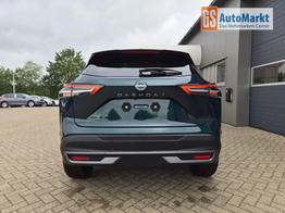 Nissan Qashqai 1.3 DIG-T MHEV 158 PS X-Tronic N-Connecta Teil-Leder PanoGlasdach Klimaautomatik Sitzheizung Lenkradheizung Navi ACC PDC v+h 360&deg;Kamera DAB Bluetooth Touchscreen Apple CarPlay Android Auto 18"LM 
