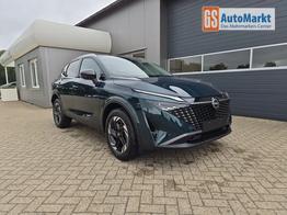 Nissan Qashqai 1.3 DIG-T MHEV 158 PS X-Tronic N-Connecta Teil-Leder PanoGlasdach Klimaautomatik Sitzheizung Lenkradheizung Navi ACC PDC v+h 360&deg;Kamera DAB Bluetooth Touchscreen Apple CarPlay Android Auto 18"LM 