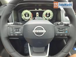 Nissan Qashqai 1.3 DIG-T MHEV 158 PS X-Tronic N-Connecta Teil-Leder PanoGlasdach Klimaautomatik Sitzheizung Lenkradheizung Navi ACC PDC v+h 360&deg;Kamera DAB Bluetooth Touchscreen Apple CarPlay Android Auto 18"LM 