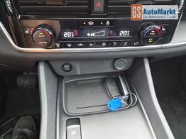 Nissan Qashqai 1.3 DIG-T MHEV 158 PS X-Tronic N-Connecta Teil-Leder PanoGlasdach Klimaautomatik Sitzheizung Lenkradheizung Navi ACC PDC v+h 360&deg;Kamera DAB Bluetooth Touchscreen Apple CarPlay Android Auto 18"LM 