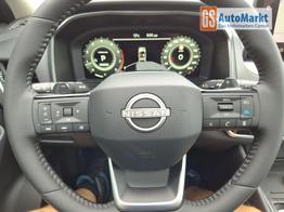 Nissan Qashqai 1.3 DIG-T MHEV 158 PS X-Tronic Tekna Voll-Leder Klimaautomatik PanoGlasdach Sitzheizung Lenkradheizung Navi Head-Up Display elektr. Heckklappe ACC PDC v+h 360&deg;Kamera DAB Bluetooth Touchscreen Apple CarPlay Android Auto 19"LM 