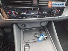 Nissan Qashqai 1.3 DIG-T MHEV 158 PS X-Tronic Tekna Voll-Leder Klimaautomatik PanoGlasdach Sitzheizung Lenkradheizung Navi Head-Up Display elektr. Heckklappe ACC PDC v+h 360&deg;Kamera DAB Bluetooth Touchscreen Apple CarPlay Android Auto 19"LM 