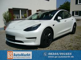 Tesla Model 3 Long Range AWD Allrad Dualmotor (366 KW/498 PS) W&auml;rmepumpe, Standheizung und K&uuml;hlung, Navi, 360&deg; Kamera, PDC vone u. hinten, 18 Zoll Alur&auml;der 