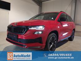 Skoda Karoq Sportline 2.0 TSI 190 PS 4x4 DSG Navi-Anh&auml;ngerkupplung-Garantie-LED-Matrix-AppleCarPlay-2x PDC-Kamera-Android-Auto-ACC-Kessy-2-Zonen-Klimaautomatik-18''Alu-Sofort 