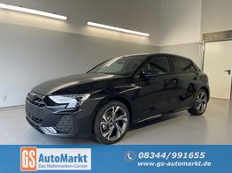 Audi A3 Sportback S line TFSI quattro GV3+AHK+Alu18+Navi+Cam+eHeck+Sound+ACC+OptikSchwarz 