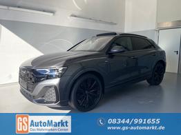 Audi Q8 50 TDI quattro S line+HUD+AHK+Raute+Alu23+OLED+Pano+Massage+Standheiz+Black+GV5 