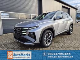 Hyundai TUCSON Trend 1.6 T-GDI 150PS Automatik TZ 2026 Teil-Leder Sitzheizung v+h Lenkradheizung Klimaautomatik Navi Touchscreen DAB+ Apple CarPlay + Android Auto PDC R&uuml;ckf.-Kamera Matrix-LED-Scheinw. 