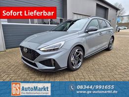 Hyundai i30 Kombi 1.6 T-GDI 150PS Automatik N-Line MY2026 Sitzheizung Lenkradheizung Klimaautomatik Navi 10,3"-Touchscreen Bluelink Apple CarPlay + Android Auto PDC v+h R&uuml;ckf.Kamera 18-LM 