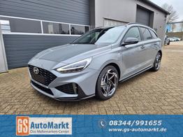 Hyundai i30 Kombi 1.6 T-GDI 150PS Automatik N-Line MY2026 Sitzheizung Lenkradheizung Klimaautomatik Navi 10,3"-Touchscreen Bluelink Apple CarPlay + Android Auto PDC v+h R&uuml;ckf.Kamera 18-LM 