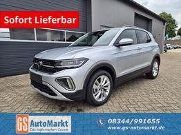 Volkswagen T-Cross 1.0 TSI 116PS DSG Life IQ.LIGHT - LED-Matrix-Scheinw. Sitzheizung Klimaautomatik PDC R&uuml;ckf.Kamera 17-LM abged.Scheiben 2xKeyless DAB+ Bluetooth Touchscreen Apple CarPlay Android Auto 