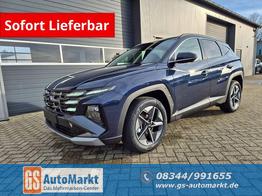 Hyundai TUCSON Trend 1.6 T-GDI 150PS Automatik TZ 2026 Teil-Leder Sitzheizung v+h Lenkradheizung Klimaautomatik Navi Touchscreen DAB+ Apple CarPlay + Android Auto PDC R&uuml;ckf.-Kamera Matrix-LED-Scheinw. 