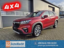 Suzuki S-Cross Comfort+ 110PS Automatik MHEV 4x4 ALLGRIP 1.4 Boosterjet Teilleder Navi Klimaautomatik Sitzheizung ACC PDC v+h 4x Kamera Suzuki-Radio Apple CarPlay Android Auto Touchscreen 2xKeyless 17-LM 