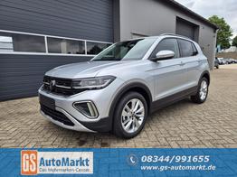 Volkswagen T-Cross 1.0 TSI 116PS DSG Life IQ.LIGHT - LED-Matrix-Scheinw. Sitzheizung Klimaautomatik PDC R&uuml;ckf.Kamera 17-LM abged.Scheiben 2xKeyless DAB+ Bluetooth Touchscreen Apple CarPlay Android Auto 