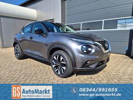 Nissan Juke 1.0 DIG-T 114PS Acenta Klimaautomatik Sitzheizung R&uuml;ckf.Kamera Bluetooth Touchscreen wireless Apple CarPlay Android Auto 