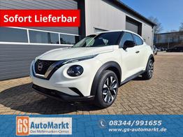 Nissan Juke 1.0 DIG-T 114PS Acenta Klimaautomatik Sitzheizung R&uuml;ckf.Kamera Bluetooth Touchscreen wireless Apple CarPlay Android Auto 