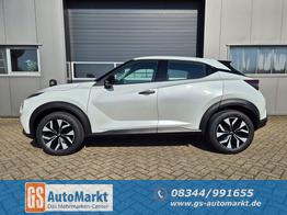 Nissan Juke 1.0 DIG-T 114PS Acenta Klimaautomatik Sitzheizung R&uuml;ckf.Kamera Bluetooth Touchscreen wireless Apple CarPlay Android Auto 