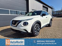 Nissan Juke 1.0 DIG-T 114PS Acenta Klimaautomatik Sitzheizung R&uuml;ckf.Kamera Bluetooth Touchscreen wireless Apple CarPlay Android Auto 