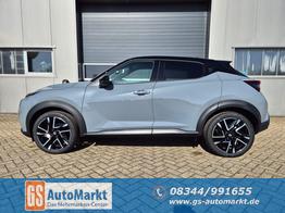 Nissan Juke 1.0 DIG-T 114PS N-Design Automatik Teil-Leder Klimaautomatik Sitzheizung Lenkradheizung PDC v+h R&uuml;ckf.Kamera Navi 19"LM Bluetooth Touchscreen Apple CarPlay Android Auto 