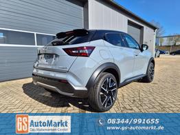 Nissan Juke 1.0 DIG-T 114PS N-Design Automatik Teil-Leder Klimaautomatik Sitzheizung Lenkradheizung PDC v+h R&uuml;ckf.Kamera Navi 19"LM Bluetooth Touchscreen Apple CarPlay Android Auto 