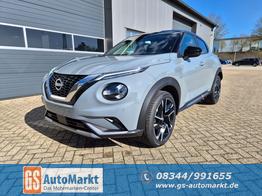 Nissan Juke 1.0 DIG-T 114PS N-Design Automatik Teil-Leder Klimaautomatik Sitzheizung Lenkradheizung PDC v+h R&uuml;ckf.Kamera Navi 19"LM Bluetooth Touchscreen Apple CarPlay Android Auto 