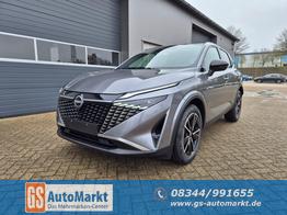 Nissan Qashqai 1.3 DIG-T MHEV 158 PS X-Tronic Tekna Voll-Leder Klimaautomatik PanoGlasdach Sitzheizung Lenkradheizung Navi Head-Up Display elektr. Heckklappe ACC PDC v+h 360&deg;Kamera DAB Bluetooth Touchscreen Apple CarPlay Android Auto 19"LM 