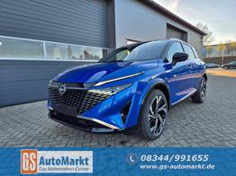 Nissan Qashqai 1.3 DIG-T MHEV 158 PS X-Tronic Tekna Premium Paket 20"LM Teil-Leder PanoGlasdach Klimaautomatik Sitzheizung Lenkradheizung Navi Head-Up Display elektr. Heckklappe ACC PDC v+h 360&deg;Kamera DAB Bluetooth Touchscreen Apple CarPlay Android Auto 