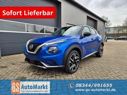 Nissan Juke 1.0 DIG-T 114PS N-Design Automatik Teil-Leder Klimaautomatik Sitzheizung Lenkradheizung PDC v+h R&uuml;ckf.Kamera Navi 19"LM Bluetooth Touchscreen Apple CarPlay Android Auto 