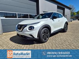 Nissan Juke 1.0 DIG-T 114PS N-Connecta Teil-Leder Klimaautomatik PDC v+h R&uuml;ckf.Kamera Bluetooth Touchscreen Apple CarPlay Android Auto 17"LM 