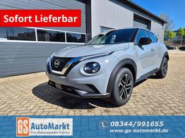 Nissan Juke 1.0 DIG-T 114PS N-Connecta Teil-Leder Klimaautomatik PDC v+h R&uuml;ckf.Kamera Bluetooth Touchscreen Apple CarPlay Android Auto 17"LM 