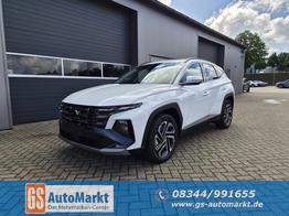 Hyundai TUCSON Trend 1.6 T-GDI 288PS Automatik PHEV Krell-Sound Teill-Leder elektr. Heckklappe ACC Klimaautomatik Sitzheizung Lenkrandheizung Navi PDC v+h R&uuml;ckf.Kamera Apple CarPlay + Android Auto 2xKeyless 19-LM vollelektr. Reichweite 68KM 