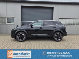 Nissan Qashqai 1.3 DIG-T MHEV 158 PS X-Tronic N-Connecta Teil-Leder PanoGlasdach Klimaautomatik Sitzheizung Lenkradheizung Navi ACC PDC v+h 360&deg;Kamera DAB Bluetooth Touchscreen Apple CarPlay Android Auto 18"LM 