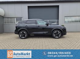 Nissan Qashqai 1.3 DIG-T MHEV 158 PS X-Tronic N-Connecta Teil-Leder PanoGlasdach Klimaautomatik Sitzheizung Lenkradheizung Navi ACC PDC v+h 360&deg;Kamera DAB Bluetooth Touchscreen Apple CarPlay Android Auto 18"LM 