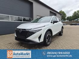 Nissan Qashqai 1.3 DIG-T MHEV 158 PS X-Tronic N-Connecta Teil-Leder PanoGlasdach Klimaautomatik Sitzheizung Lenkradheizung Navi ACC PDC v+h 360&deg;Kamera DAB Bluetooth Touchscreen Apple CarPlay Android Auto 18"LM 