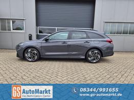 Hyundai i30 Kombi 1.6 T-GDI 150PS Automatik N-Line Sitzheizung Lenkradheizung Klimaautomatik Navi 10,3"-Touchscreen Bluelink Apple CarPlay + Android Auto PDC v+h R&uuml;ckf.Kamera 18-LM 