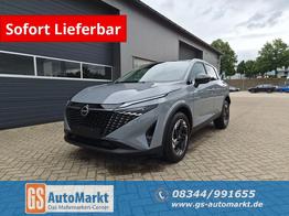 Nissan Qashqai 1.3 DIG-T MHEV 158 PS X-Tronic N-Connecta Teil-Leder PanoGlasdach Klimaautomatik Sitzheizung Lenkradheizung Navi ACC PDC v+h 360&deg;Kamera DAB Bluetooth Touchscreen Apple CarPlay Android Auto 18"LM 
