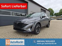 Nissan Qashqai 1.3 DIG-T MHEV 158 PS X-Tronic N-Connecta Teil-Leder PanoGlasdach Klimaautomatik Sitzheizung Lenkradheizung Navi ACC PDC v+h 360&deg;Kamera DAB Bluetooth Touchscreen Apple CarPlay Android Auto 18"LM 