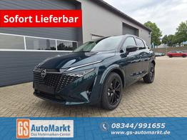 Nissan Qashqai 1.3 DIG-T MHEV 158 PS X-Tronic N-Design PanoDach Teil-Leder Klimaautomatik Sitzheizung Lenkradheizung Navi ACC PDC v+h 360&deg;Kamera DAB Bluetooth Touchscreen Apple CarPlay Android Auto 19"Zoll 